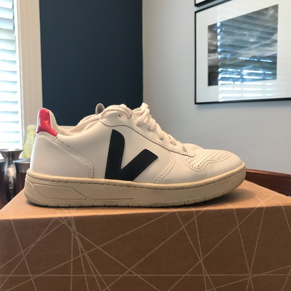 Veja V-10 Extra White Nautico Pekin sneakers
